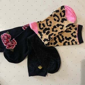 Kate Spade ♠️ 3 Pairs of Crew Socks
